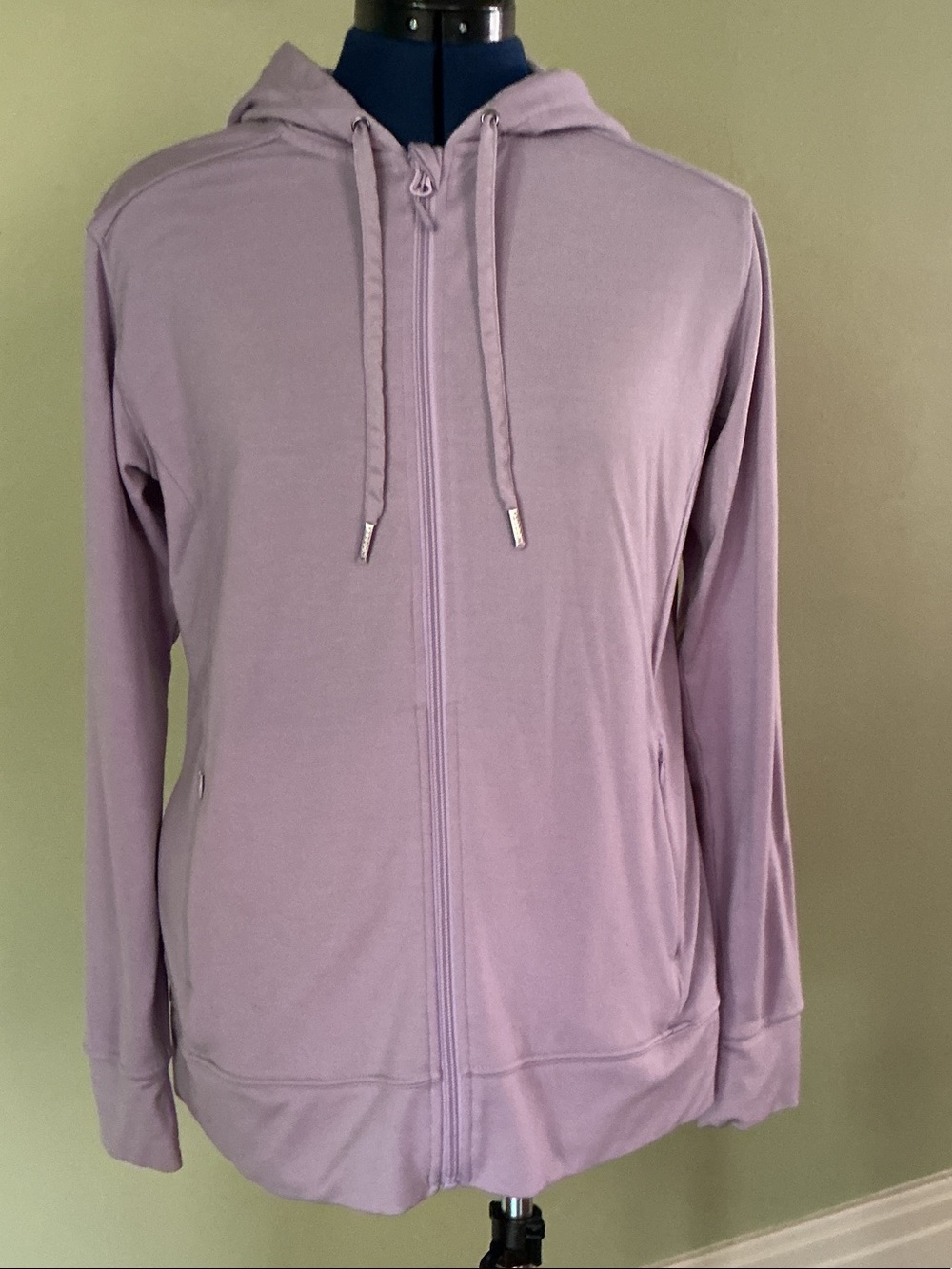 WoolX Ryann Lavender Full-Zip Hoodie Jacket - Women Size M